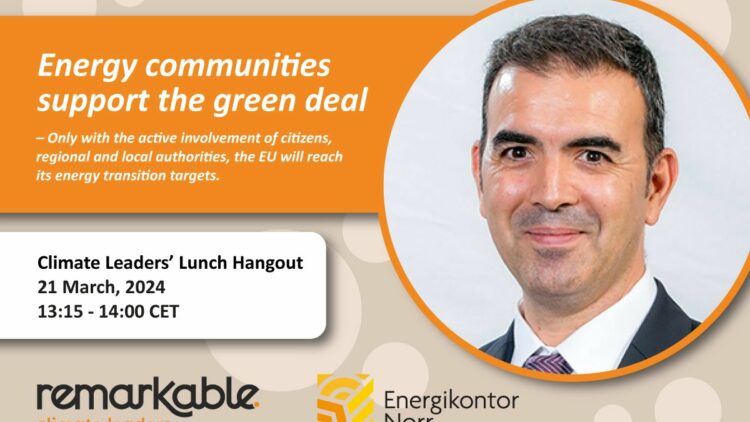 Digital Lunch on Energy Communities and the future of local energy production